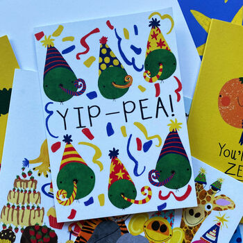 'Yip Pea' Congratulations Card, 2 of 5