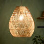Teardrop Diamond Woven Pendant Shade, thumbnail 3 of 4