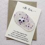 Personalised Card Magnetic Blob, thumbnail 1 of 2