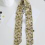 Blue Floral Thin Neck And Hair Tie Scarf, thumbnail 7 of 10