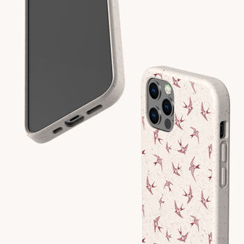 Swallows Eco Phone Case, 3 of 7