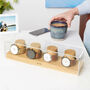 Personalised Solid Oak Double Watch Stand, thumbnail 8 of 12