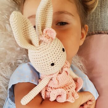 Crochet Bunny Handmade And Super Soft, 4 of 4