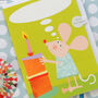 Personalised Bubble Little Mouse Card, thumbnail 4 of 5