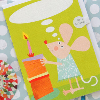 Personalised Bubble Little Mouse Card, 4 of 5