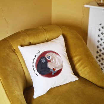 Soulmates Anniversary Gift Cushion, 2 of 6