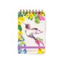 Hummingbird Pattern Spiral Reporter Notepad With Elastic Closure, thumbnail 3 of 3