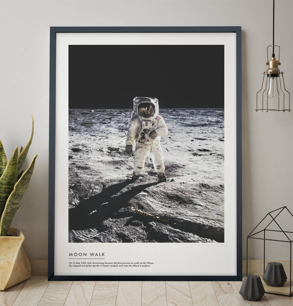 Moonwalk Space Contemporary Art Print By Over & Over