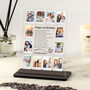 Happy Birthday Photo Collage Poster Acrylic With Poem 12 Pictures, thumbnail 1 of 2