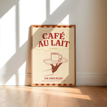 Cafe Au Lait Unframed Art Print, 3 of 4