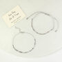 One Day At A Time Morse Code Bracelet In Sterling Silver 925, thumbnail 4 of 8