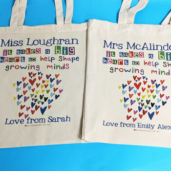 Personalised Growing Minds Teacher Bag, 4 of 9