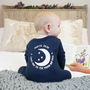 Personalised Love You To The Moon And Back Sleepsuit, thumbnail 1 of 5