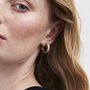 Gold Nightshade Hoop Earrings, thumbnail 2 of 7