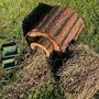 Wooden Hedgehog House With Feeding Bowls And Straw, thumbnail 2 of 7