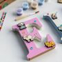 Personalised Paint Your Own Baby Animal Wooden Name, thumbnail 2 of 12