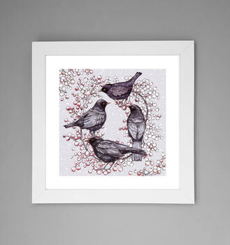 'Collie Birds' Print, 2 of 3