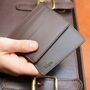 Engraved Leather Card Holder, thumbnail 1 of 2