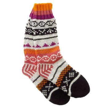 Handmade Nordic Woollen Slipper Socks, 12 of 12