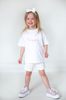 Personalised Name Embroidered T Shirt, 5 of 10