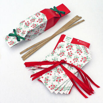 Six Reusable Eco Crackers You Can Pull Red Berries, 5 of 9