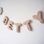 Personalised Clay Flower Name Garland, thumbnail 3 of 9