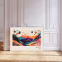 Japanese Mountain Art Print, thumbnail 1 of 2