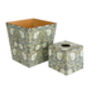 Wooden Toilet Roll Storage Box William Morris Pimpernel, thumbnail 4 of 4