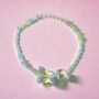 Handmade Butterfly Heart Charm Beaded Bracelet, thumbnail 1 of 2