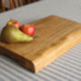 Waney Edge Chopping Board | Personalised Solid Oak, thumbnail 5 of 11