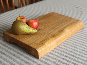 Waney Edge Chopping Board | Personalised Solid Oak, 5 of 11