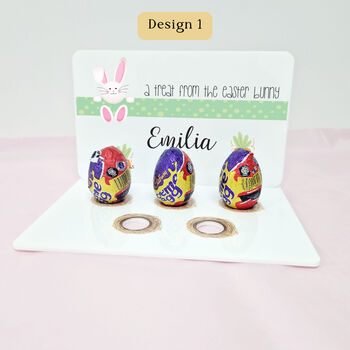 Personalised Chocolate Easter Egg Holder, 2 of 5