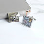 Personalised Map Location Square Cufflinks, thumbnail 4 of 6
