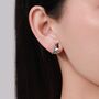 Sterling Silver Tiny Magpie Bird Stud Earrings, thumbnail 5 of 12