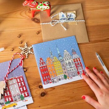 Stockholm Christmas Cards Set Of Five, 4 of 4