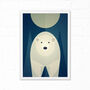 Polar Bear Art Print, thumbnail 1 of 2