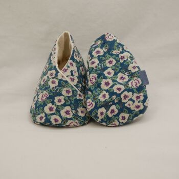 Handmade Eco Flower Baby Shoes, Baby Gift, 8 of 9