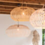 Extra Large White Rattan Lampshade, thumbnail 5 of 5