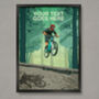 Personalised Mountain Bike Forest Trail Race Poster, thumbnail 1 of 7