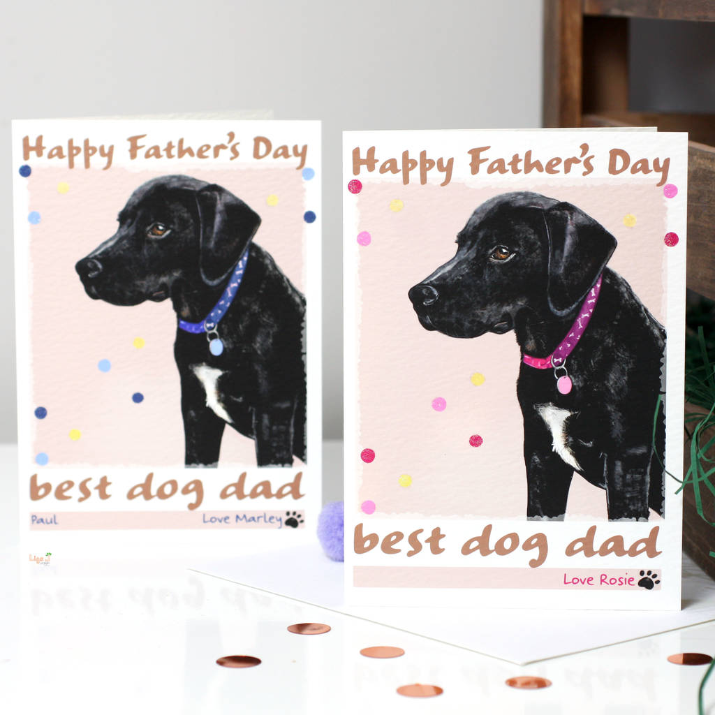 Personalised Dog Father's Day Card, 1 of 9