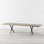 Kew Grey Extendable Solid Wood Dining Table, thumbnail 1 of 6