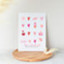 Personalised Hugs And Kisses Valentines Card, thumbnail 2 of 2