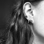 Shell Stud Earrings Sterling Silver, thumbnail 3 of 5