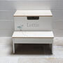 Personalised Childs White Wooden Storage Steps, thumbnail 1 of 5