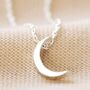 Crescent Moon Necklace, thumbnail 4 of 11
