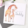 Personalised Giraffe Father's Day Card, thumbnail 1 of 7