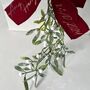 Glitter Mistletoe, Personalised Bow, Newly Wed Christmas Gift, thumbnail 3 of 7