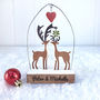 Personalised Love Deer Decoration, thumbnail 2 of 2