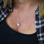New Mother Birthstone Heart Necklace, thumbnail 5 of 9