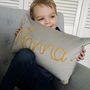 Personalised Grandparent Embroidered Cushion, thumbnail 4 of 8